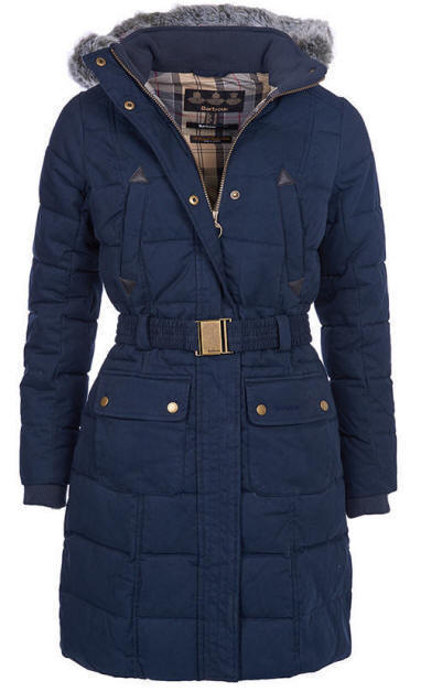 Navy barbour cheap jacket womens